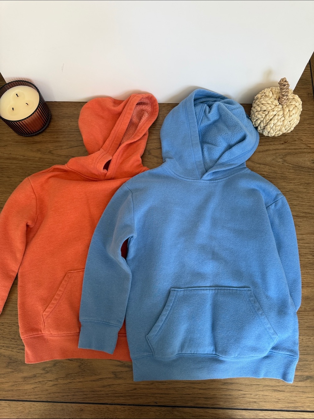 jumping beans Blue and Orange Kids Fleece Hoodies